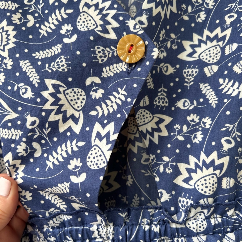 Matilda Jane Blue Ridge Ruffle Midi Dress M - Picture 4 of 10